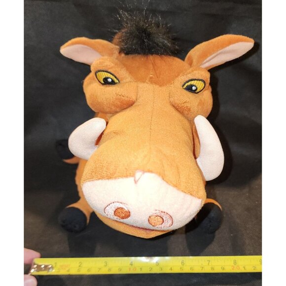 Disney Pumba The Lion King Plush Toy Stuffed Animal 14" Long Soft Velboa - Picture 9 of 10